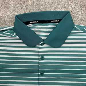 Nike Men's Size Medium Tour‎ Performance Dri Fit Short Sleeve Golf Polo Shirt